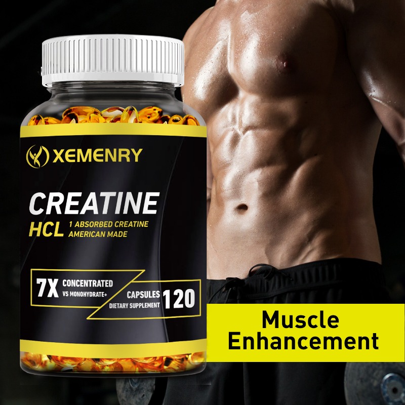 Creatine Hcl Capsule - Suplemen Creatine HCL, Mendukung Berat Badan