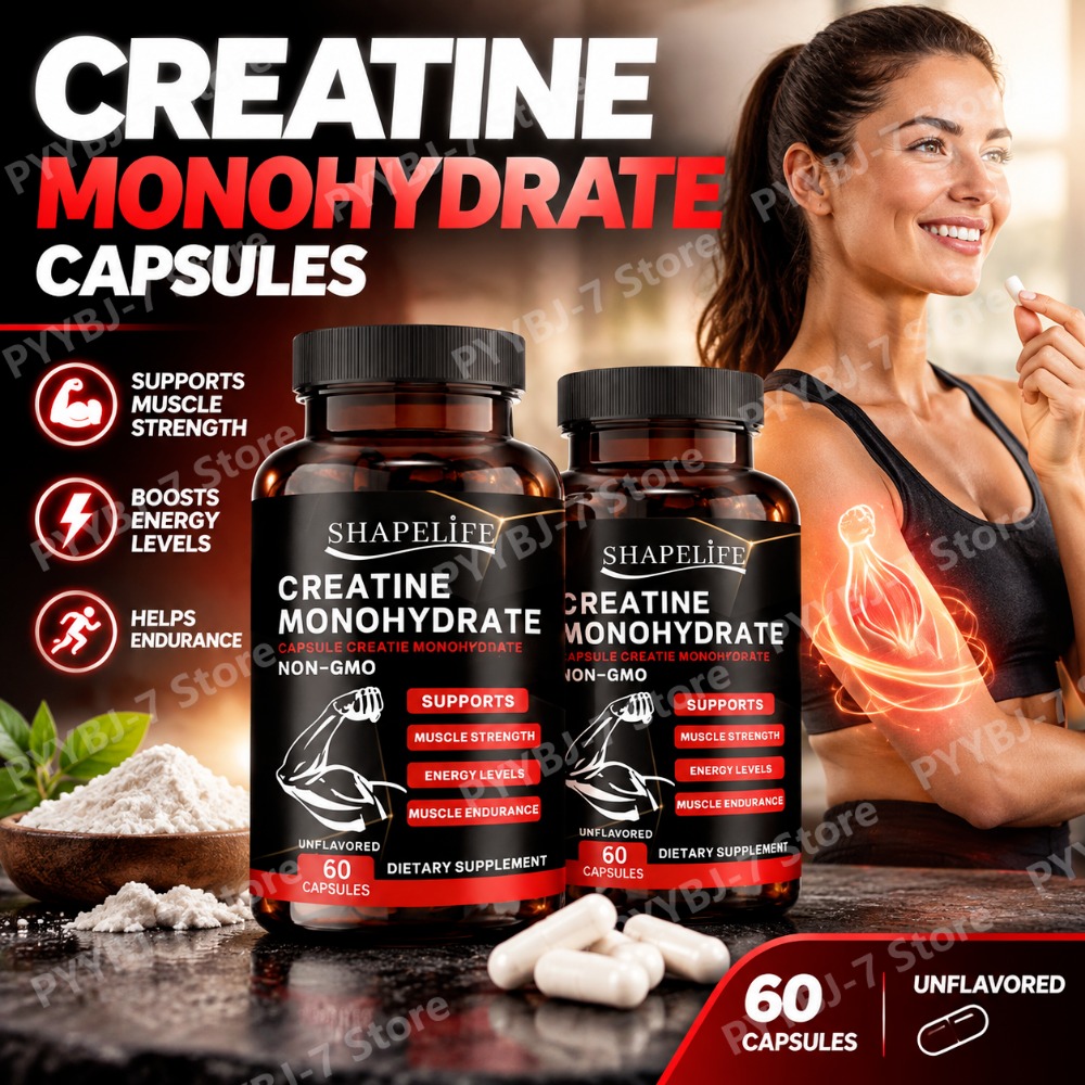 Creatine Hcl Capsule - Kapsul Kreatin Monohidrat untuk Pria &