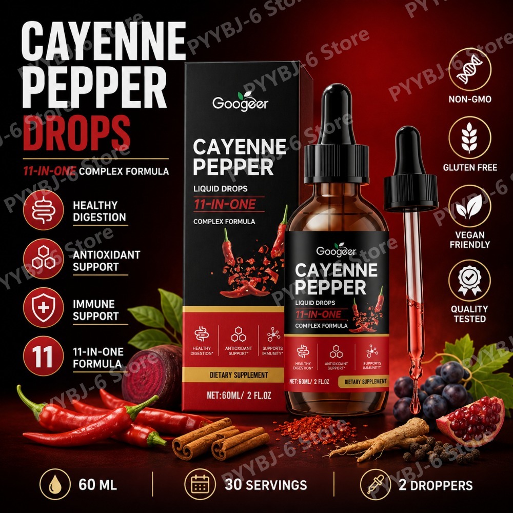 Vitamin D3 K2 Drop - Googeer Cairan Tetes Cabai Cayenne 11-in-1