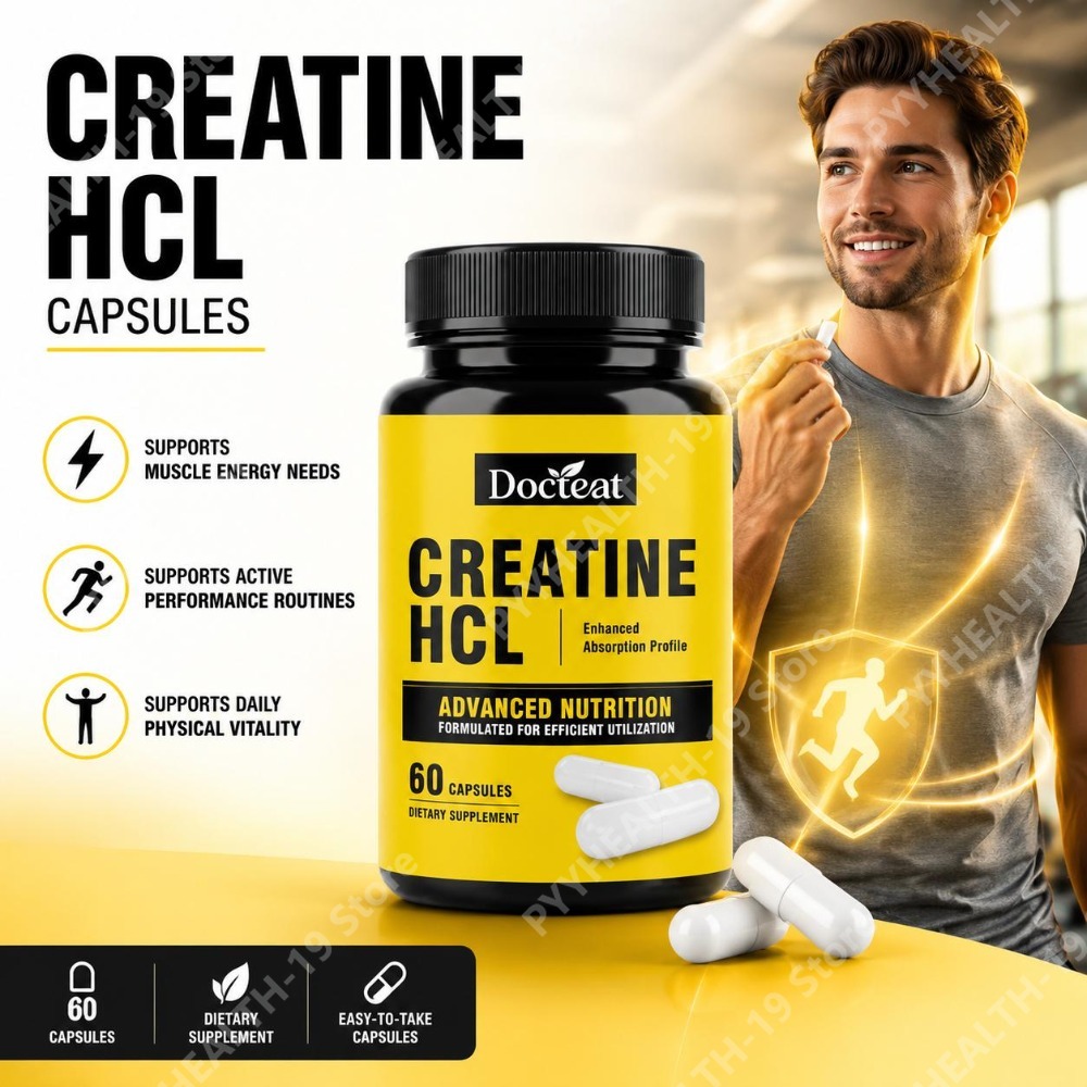 Creatine Hcl Capsule - Kapsul Docteat Creatine HCL dengan Vitamin