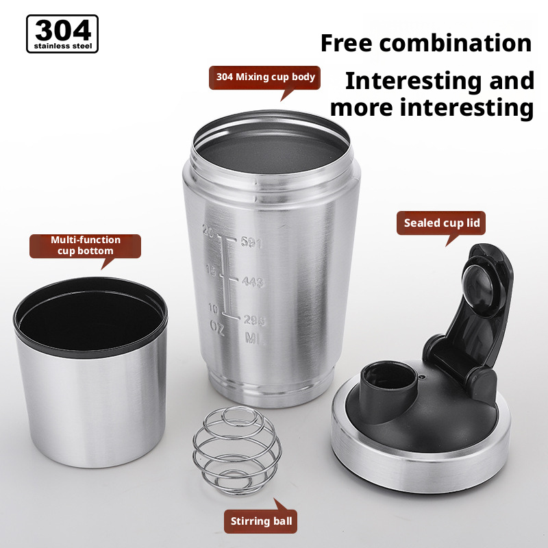 Botol Pengocok Protein Stainle - Protein Shaker Bottle ulasan dan harga