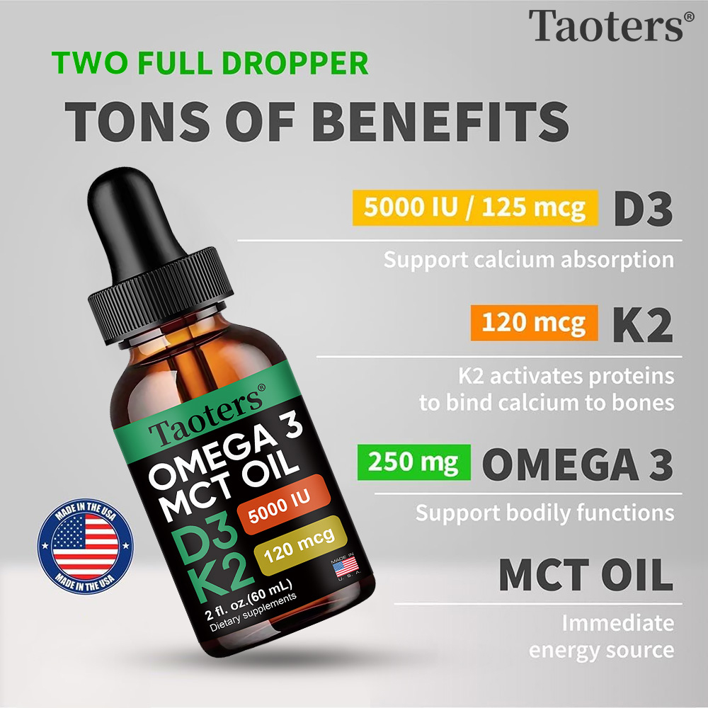Tetes Vitamin D3 K2 Organik de - Vitamin D3 K2 Drop ulasan dan harga