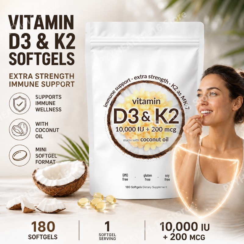Softgel Vitamin D3 K2 dengan M - Vitamin D3 K2 Drop ulasan dan harga