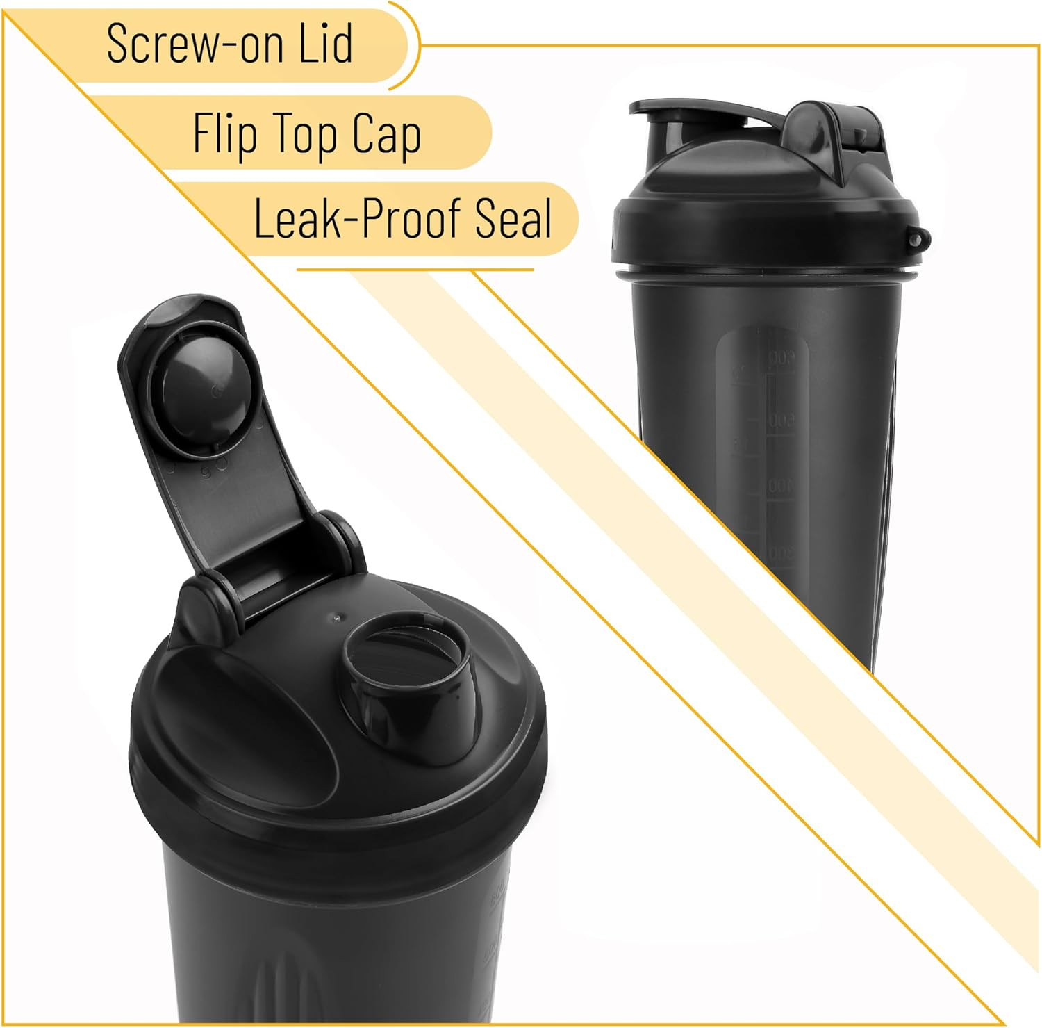 2 buah botol pengocok protein  - Protein Shaker Bottle ulasan dan harga