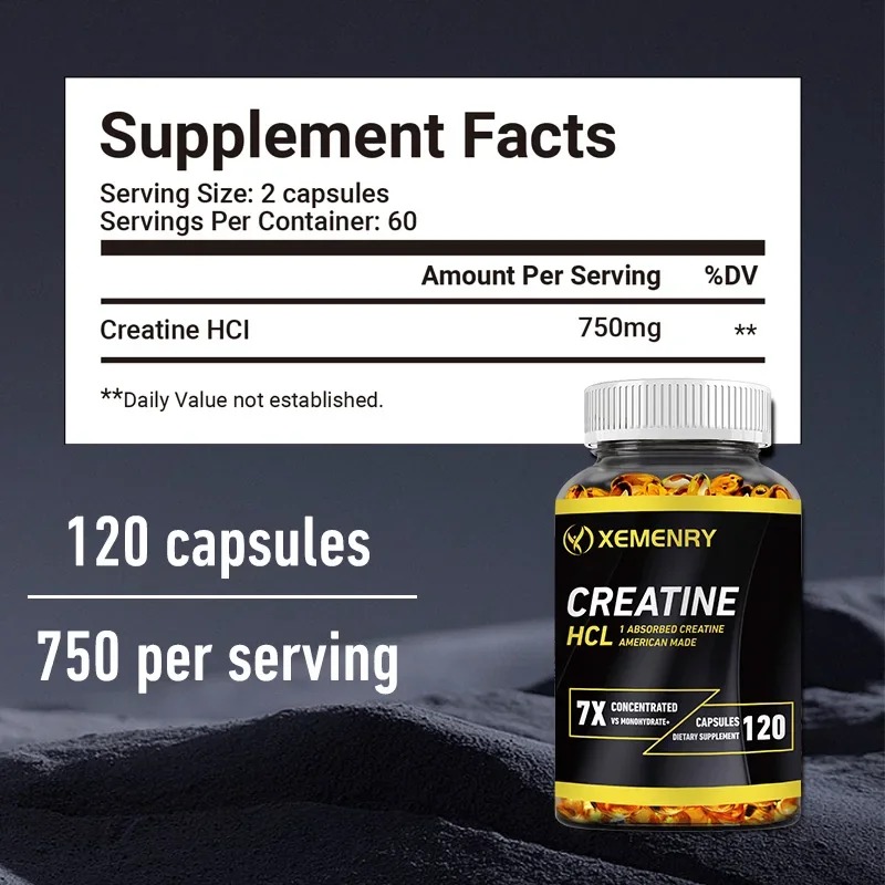 Creatine HCl - Pendukung Energ - Creatine Hcl Capsule ulasan dan harga