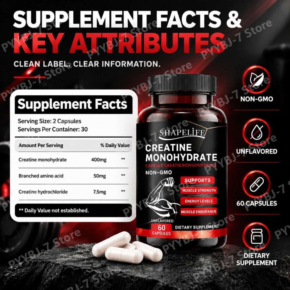 Kapsul Kreatin Monohidrat untu - Creatine Hcl Capsule ulasan dan harga