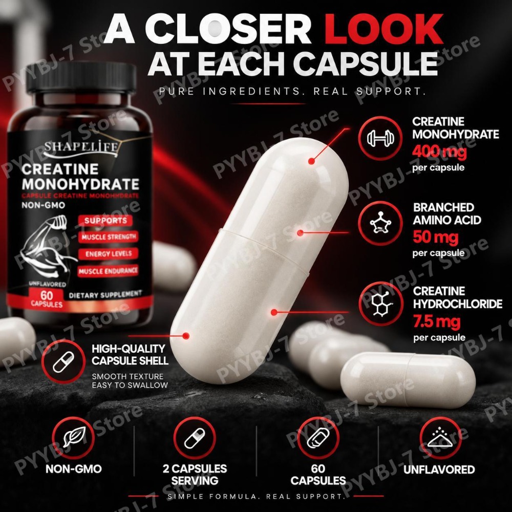 Kapsul Kreatin Monohidrat untu - Creatine Hcl Capsule ulasan dan harga