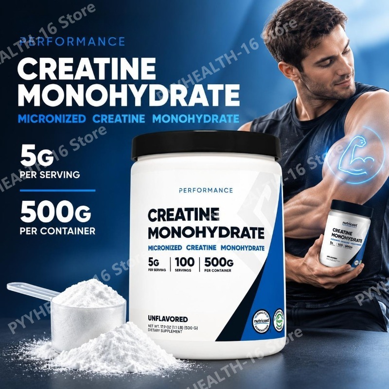 Bubuk Kreatin Monohidrat 500g, - Nutrition Fitness Supplements ulasan dan harga