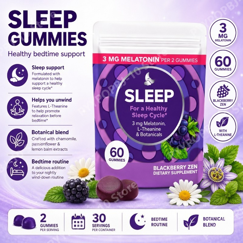 Permen Tidur Melatonin 3mg den - Melatonin Sleep Gummy ulasan dan harga