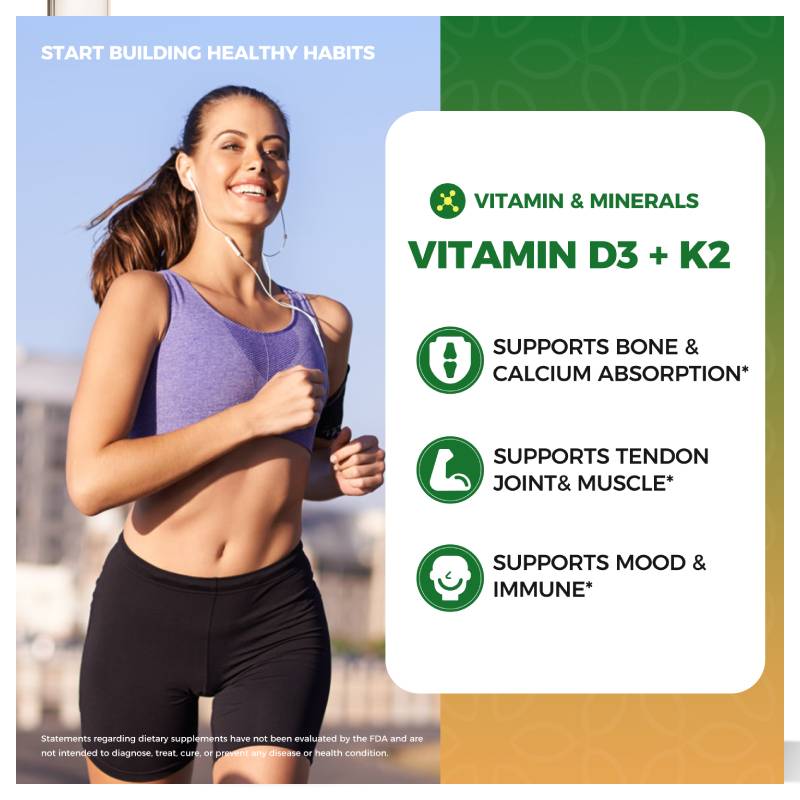 Mulittea Vitamin K2+D3 60ml Te - Vitamin D3 K2 Drop ulasan dan harga