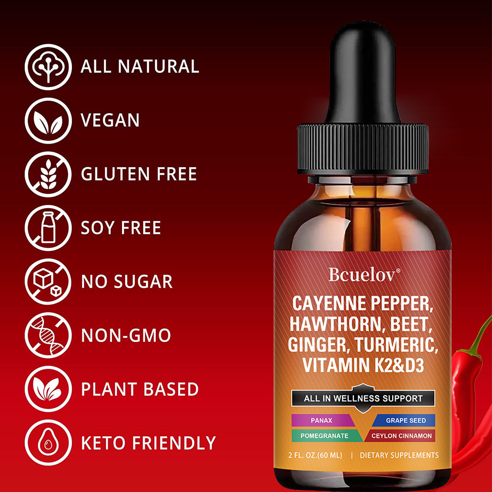 Tetes Cair Lada Cayenne + Hawt - Vitamin D3 K2 Drop ulasan dan harga
