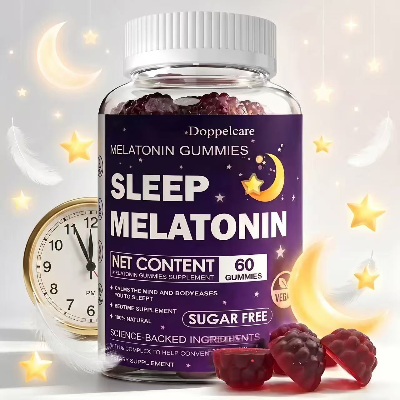 Permen Melatonin Bebas Gula Ve - Melatonin Sleep Gummy ulasan dan harga