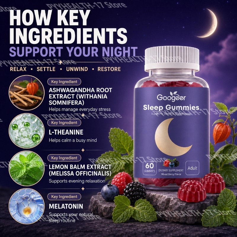 Permen Tidur Googeer untuk Dew - Melatonin Sleep Gummy ulasan dan harga