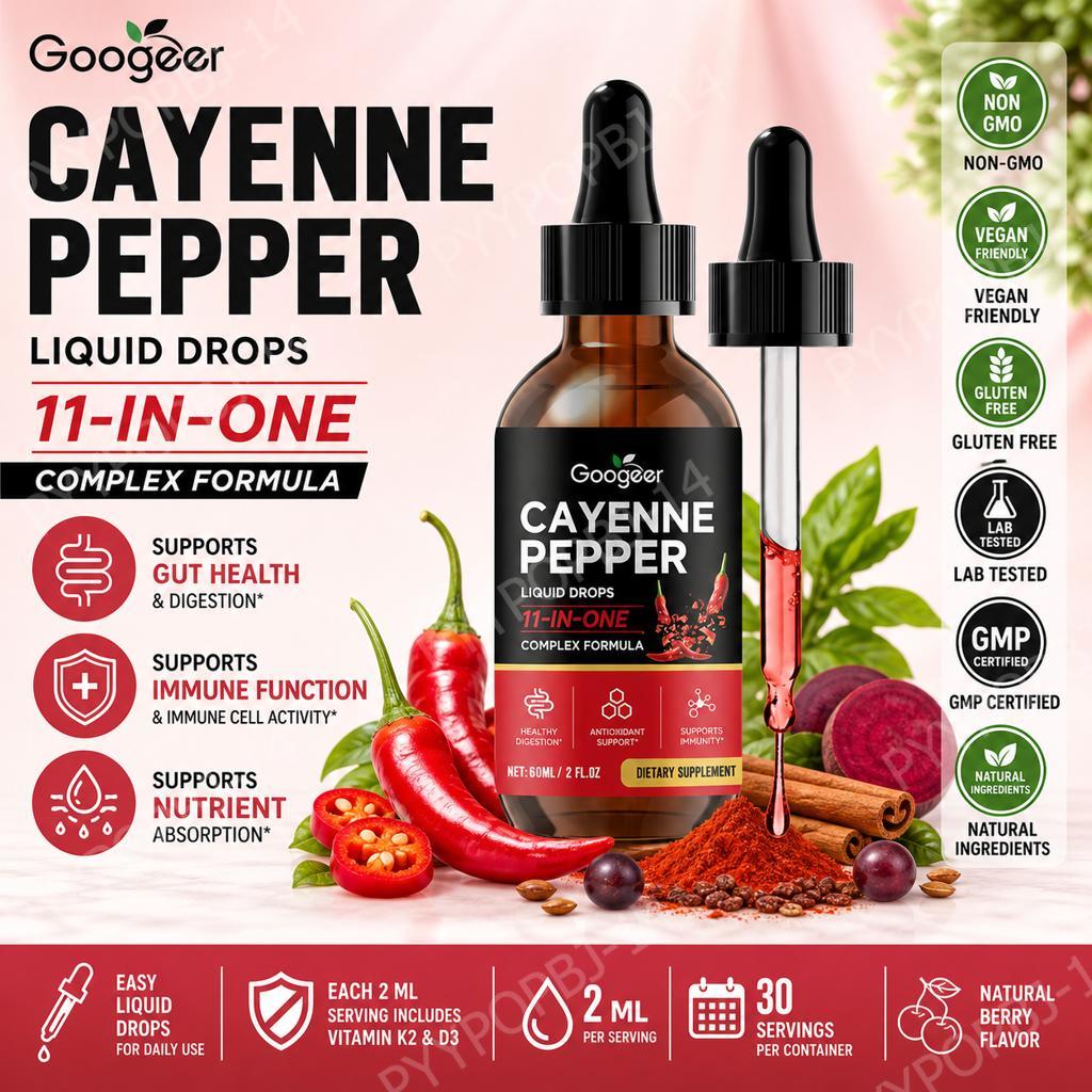 Googeer Cairan Tetes Cabai Cay - Vitamin D3 K2 Drop ulasan dan harga