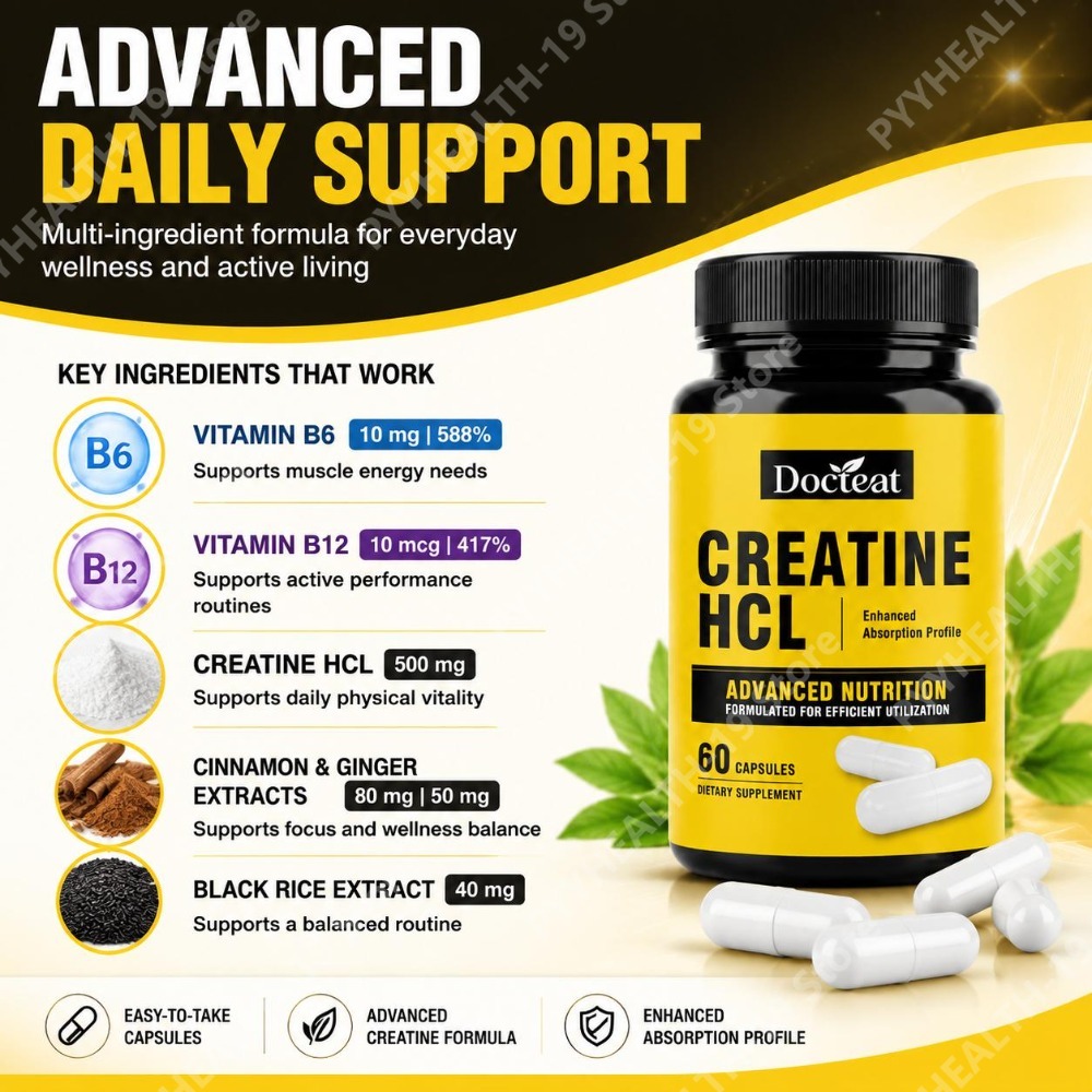 Kapsul Docteat Creatine HCL de - Creatine Hcl Capsule ulasan dan harga
